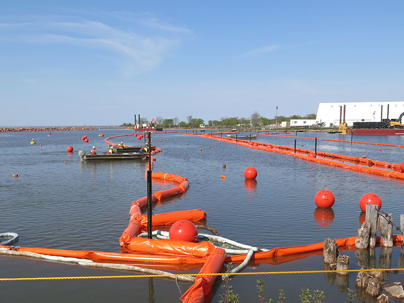 ashland-draingage-project-2 dewatering bags for silt
